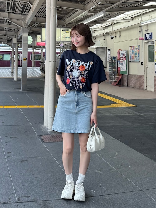 TSHIRT FLOWERMARDI BLOSSOM（Tシャツ/カットソー）｜Mardi