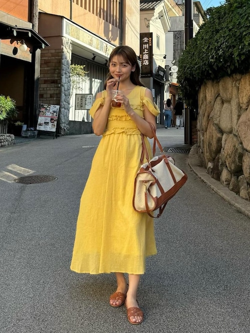 セール】resort frill onepiece/リゾートフリルワンピース（ワンピース