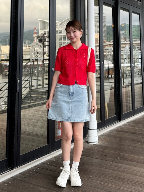 Rデニムミニスカート MOUSSY | WRAP デニムミニスカート (スカート ) |SHEL'TTER WEBSTORE