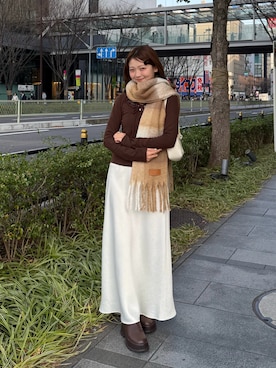 ゆづきさん（レディース・160cm）の冬コーディネート