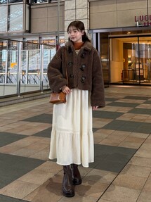 インターファクトリー ゆづき/ラメボアスタンドジャケット インターファクトリー ラメボアスタンドジャケット ゆづき
