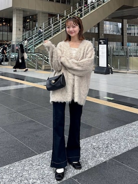 「アイテム（ドレスシューズ）」を使った、ゆづきさん（レディース・160cm）の秋コーディネート