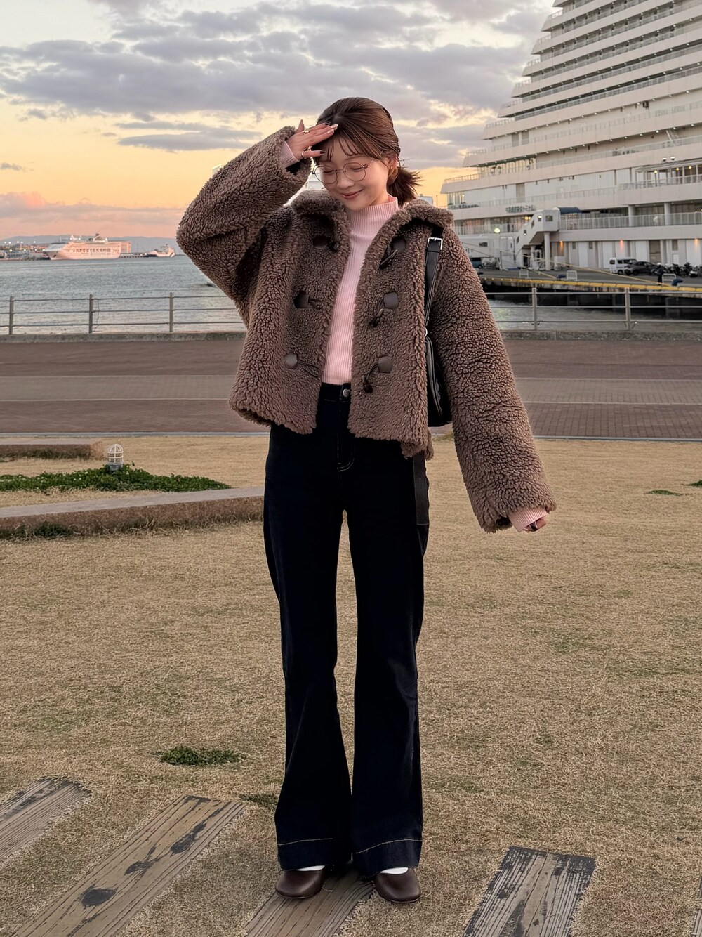 Maison Kitsuneのニット/セーター（ピンク系）を使った人気