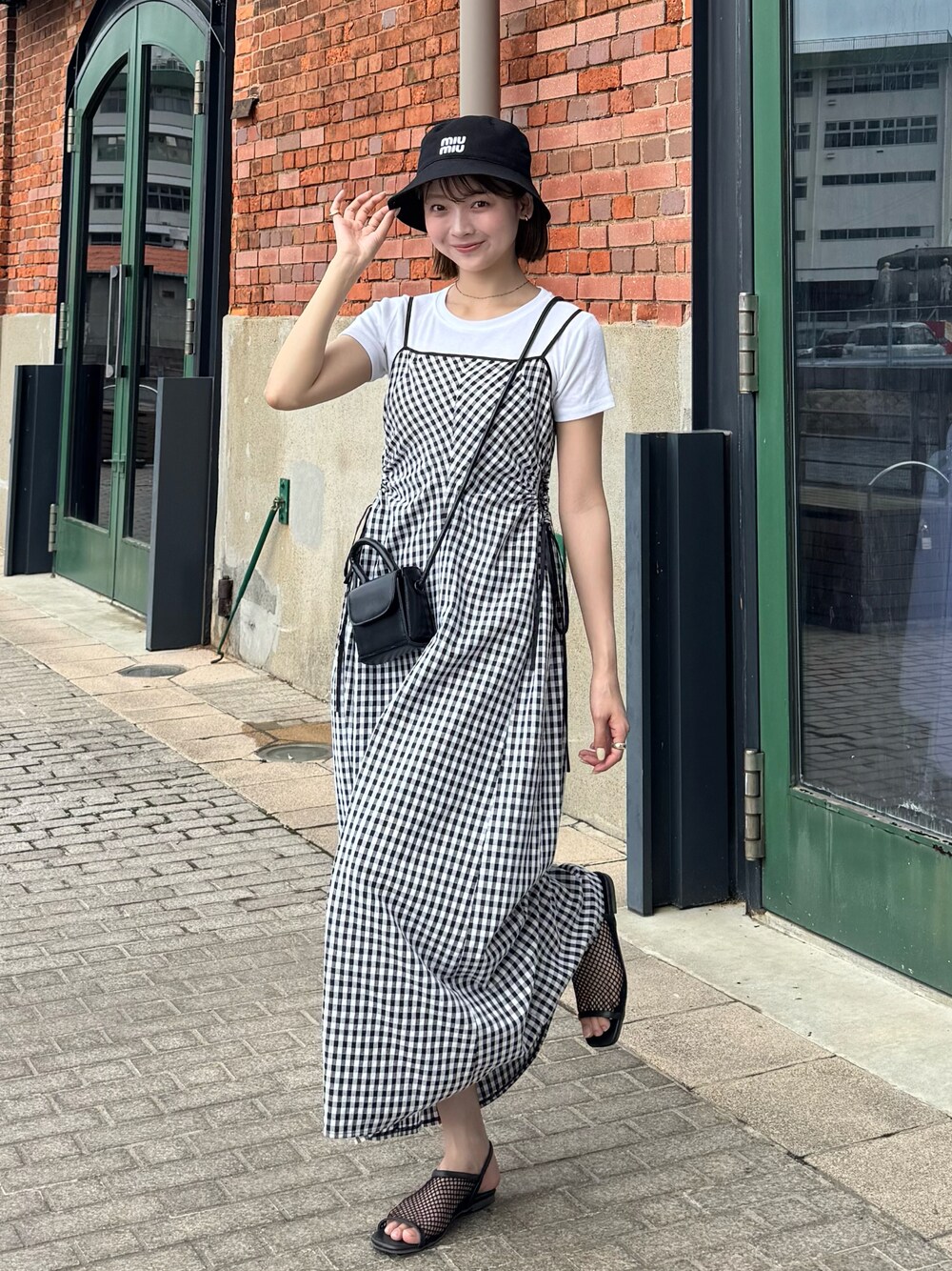 【合わせやすい】MIUMIU フリース フィッシャーマンズハット ミウミウ（MIUMIU）】リゾート風 フィッシャーマンキャップ01