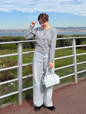 「アイテム（ハンドバッグ）」を使った、ゆづきさん（レディース・160cm）の秋コーディネート