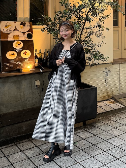 セール】ギャザーキャミワンピース（ワンピース）｜REMOON（リムーン