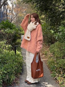 ゆづきさん（レディース・160cm）の冬コーディネート