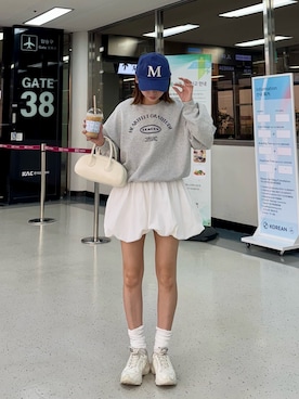 「DHOLIC（ディーホリック）のアイテム」を使った、ゆづきさん（レディース・160cm）の秋コーディネート