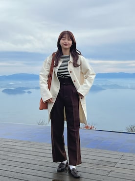 「VIS（ビス）のアイテム」を使った、ゆづきさん（レディース・160cm）の秋コーディネート