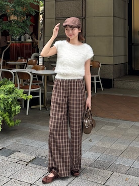 「アイテム（ドレスシューズ）」を使った、ゆづきさん（レディース・160cm）の夏コーディネート