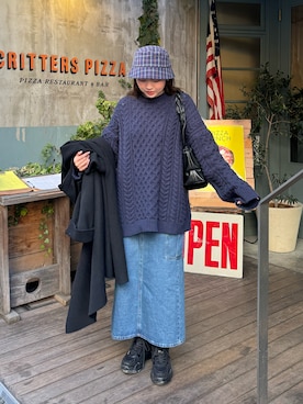 ゆづきさん（レディース・160cm）の冬コーディネート