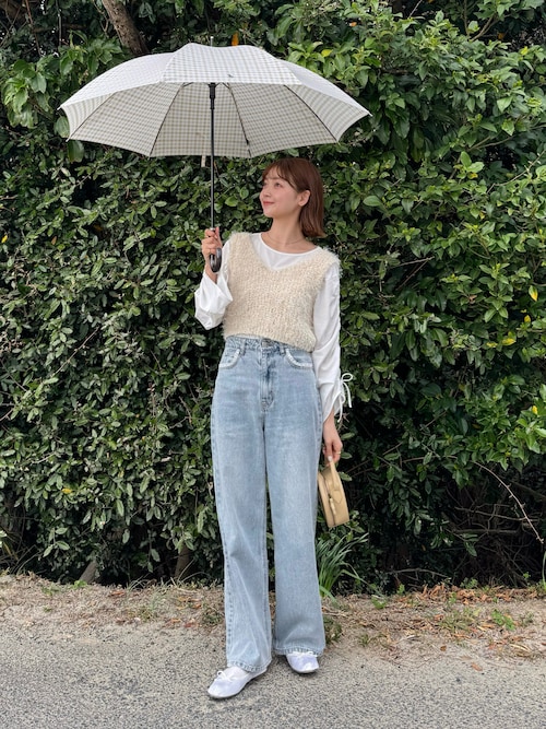 【ケチ】ポロ ラルフローレン　日傘　晴雨兼用　ギンガムチェック POLO RALPH LAUREN 傘 ”ギンガムチェック” レディース
