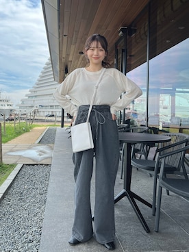 「DHOLIC（ディーホリック）のアイテム」を使った、ゆづきさん（レディース・160cm）の秋コーディネート