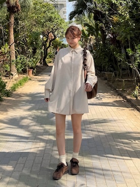 ゆづきさん（レディース・160cm）の春コーディネート