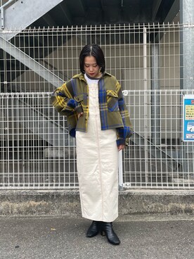 「#秋コーデ」｜「アイテム（ワンピース/ドレス）」を使った、kotoneさん（レディース・155cm）の秋コーディネート
