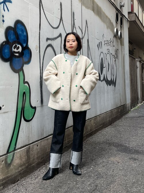 ほぼ新品 HELLO.SANFRANCISCO フラワーカットアウトジャケット SEQUEL 