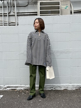 「fireservice（ファイヤーサービス）のアイテム」を使った、kotoneさん（レディース・155cm）の春コーディネート