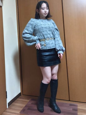 「Loueme（ルエム）のアイテム」を使った、ことかさん（レディース・152cm）の春コーディネート