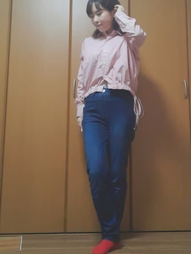 「CROSSPLUS ONLINE（クロスプラスオンライン）のアイテム」を使った、ことかさん（レディース・152cm）の夏コーディネート