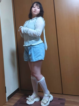 「Pal elfy（パルエルフィー）のアイテム」を使った、ことかさん（レディース・152cm）の春コーディネート