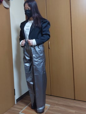 「アイテム（テーラードジャケット）」を使った、ことかさん（レディース・152cm・20代）の秋コーディネート