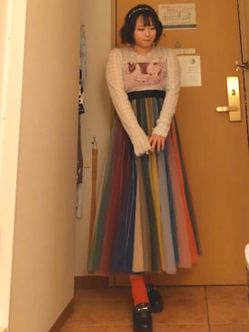 「manana suerte（マニャーナスエルテ）のアイテム」を使った、ことかさん（レディース・152cm）の夏コーディネート