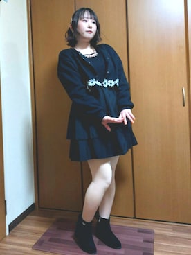 「algy（アルジー）のアイテム」を使った、ことかさん（レディース・152cm）の春コーディネート