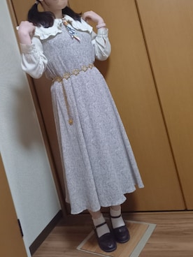 「スカーフ」｜「アイテム（トップス）」を使った、ことかさん（レディース・152cm）の夏コーディネート