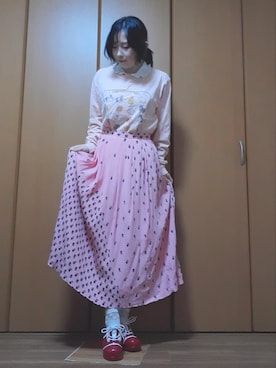 「BODYLINE（ボディライン）のアイテム」を使った、ことかさん（レディース・152cm）の秋コーディネート