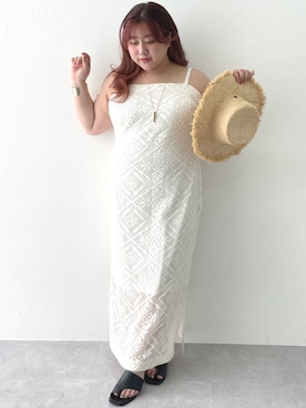 「CHIC STYLE」｜「アイテム（ワンピース/ドレス）」を使った、SMILE LAND（スマイルランド）さん（レディース・155cm）の春コーディネート