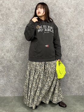 「アイテム（ワンピース/ドレス、ベージュ系）」を使った、SMILE LAND（スマイルランド）さん（レディース・160cm）の秋コーディネート