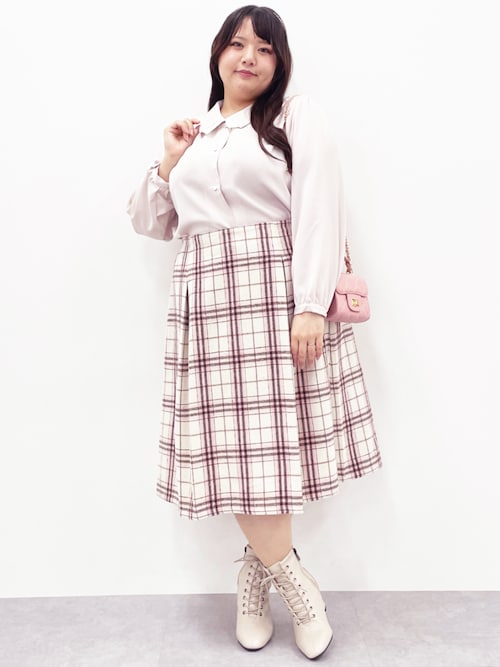 大きいサイズ レディース トップス  衿配色デザインブラウス marun 大きいサイズ＞衿配色デザインブラウス marun 通販【ニッセン】