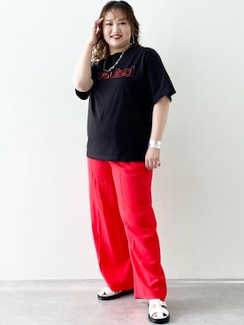 「CHIC STYLE」｜「アイテム（アクセサリー）」を使った、SMILE LAND（スマイルランド）さん（レディース・160cm）の夏コーディネート
