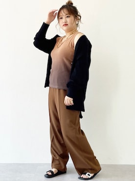「CHIC STYLE」｜「アイテム（アクセサリー）」を使った、SMILE LAND（スマイルランド）さん（レディース・160cm）の夏コーディネート