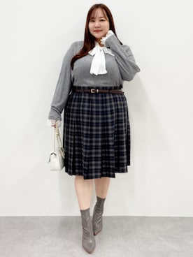 「marun（マルン）のアイテム」を使った、SMILE LAND（スマイルランド）さん（レディース・158cm）の秋コーディネート