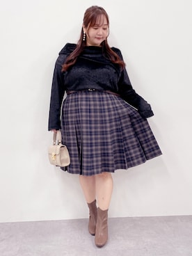 「marun（マルン）のアイテム」を使った、SMILE LAND（スマイルランド）さん（レディース・158cm）の秋コーディネート