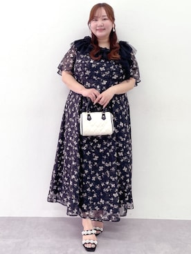 「150cm台コーデ」｜「アイテム（ワンピース/ドレス）」を使った、SMILE LAND（スマイルランド）さん（レディース・158cm）の夏コーディネート