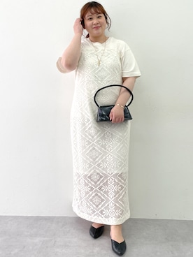 「CHIC STYLE」｜「アイテム（ワンピース/ドレス）」を使った、SMILE LAND（スマイルランド）さん（レディース・165cm）の春コーディネート