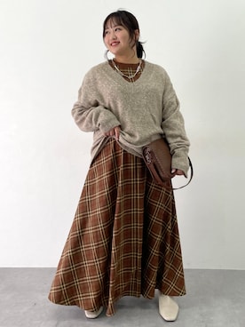 SMILE LAND(スマイルランド)さん(レディース・160cm)の秋コーディネート