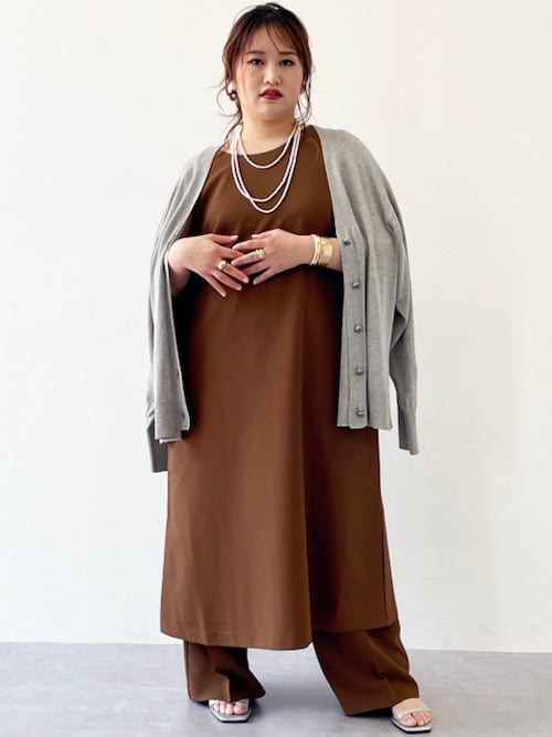 セール】＜大きいサイズ＞ノースリーブワンピース シック