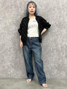 「大きいサイズレディースファッション」｜SMILE LAND（スマイルランド）さん（レディース・158cm）の夏コーディネート