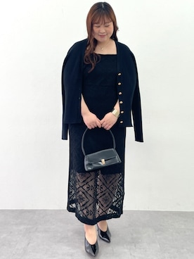 「CHIC STYLE」｜「アイテム（ワンピース/ドレス）」を使った、SMILE LAND（スマイルランド）さん（レディース・165cm）の春コーディネート