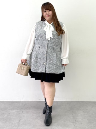 愛されフェミニンスタイル・大きいサイズのコーデアイテム｜marun