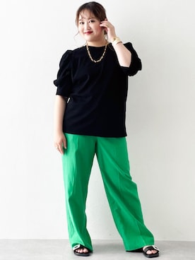 「CHIC STYLE」｜「アイテム（アクセサリー）」を使った、SMILE LAND（スマイルランド）さん（レディース・160cm）の夏コーディネート