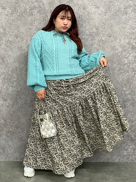 「アイテム（ワンピース/ドレス、ベージュ系）」を使った、SMILE LAND（スマイルランド）さん（レディース・160cm）の秋コーディネート