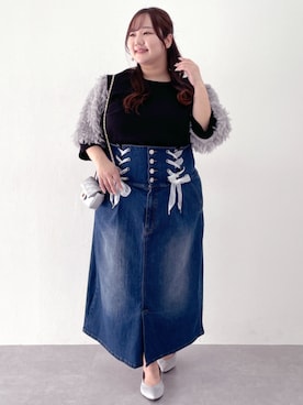 SMILE LAND（スマイルランド）さん（レディース・158cm）の冬コーディネート