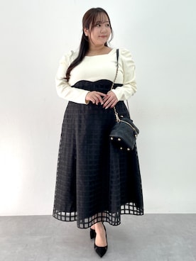 「nissen（ニッセン）のアイテム」を使った、SMILE LAND（スマイルランド）さん（レディース・158cm）の冬コーディネート