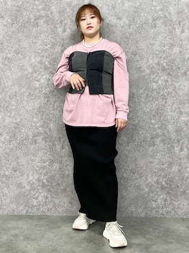 「GEVS.（ジェイヴィス）のアイテム（その他トップス）」を使った、SMILE LAND（スマイルランド）さん（レディース・160cm）の夏コーディネート