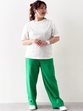 「CHIC STYLE」｜「アイテム（アクセサリー）」を使った、SMILE LAND（スマイルランド）さん（レディース・160cm）の夏コーディネート