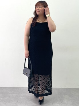 「CHIC STYLE」｜「アイテム（ワンピース/ドレス）」を使った、SMILE LAND（スマイルランド）さん（レディース・165cm）の春コーディネート